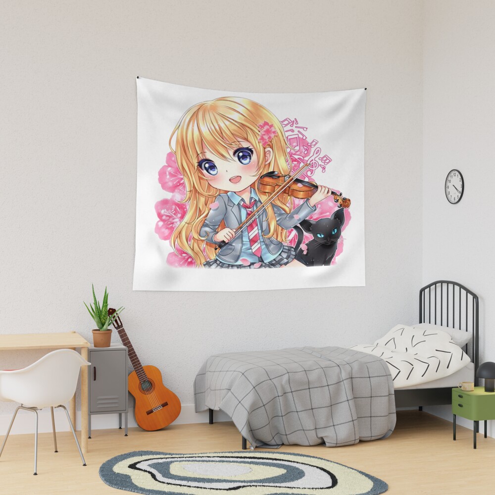 Your Lie In April Kaori Chibi Tapestry
