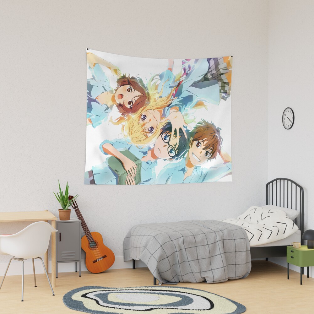 Anime Girls Lie In April Miyazono Kaori Tapestry