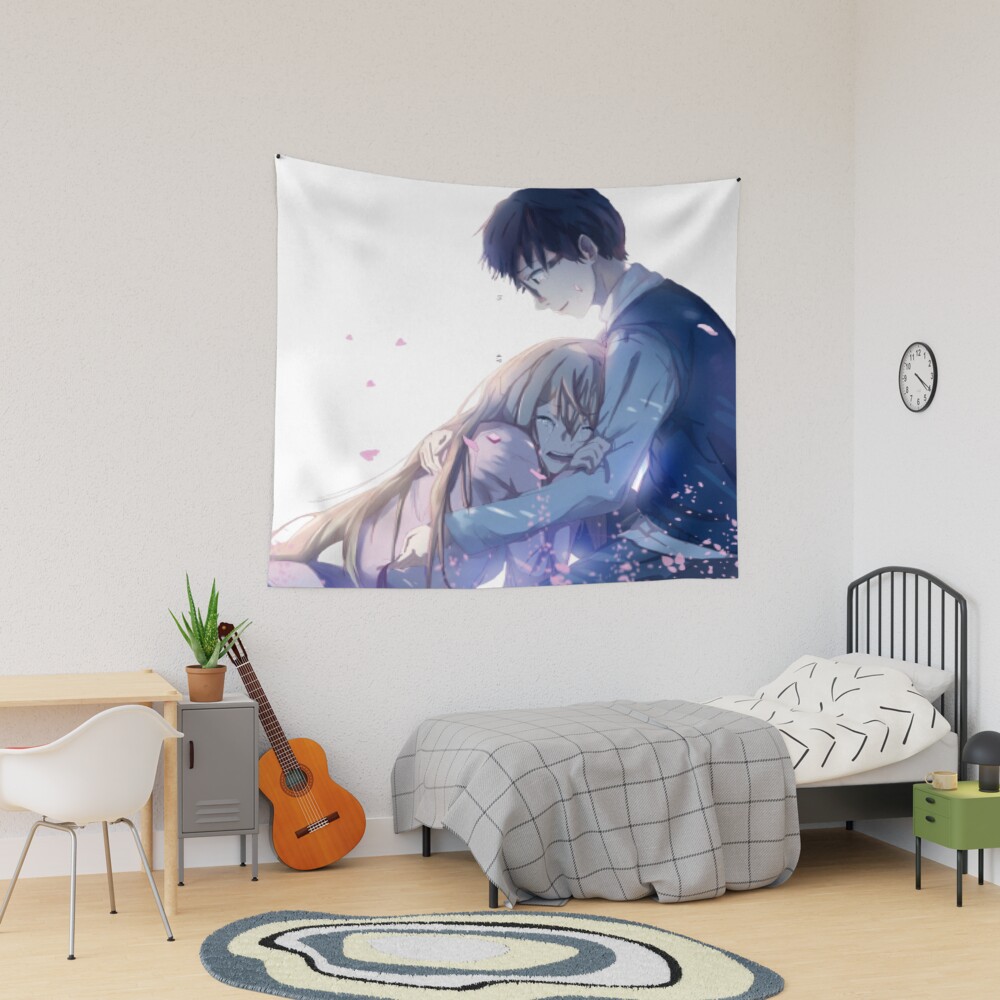Your Lie In April Couple Cute Tapestry