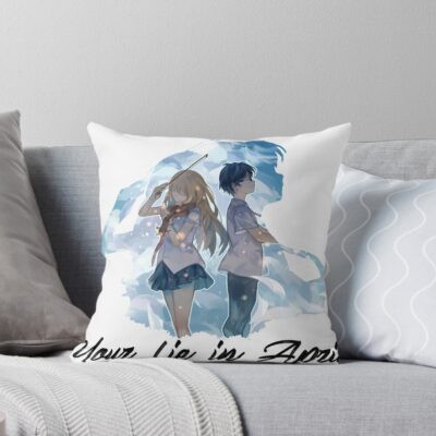 Your Lie In April Side By Side Throw Pillow