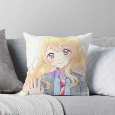 Your Lie In April Kaori Cute Throw Pillow